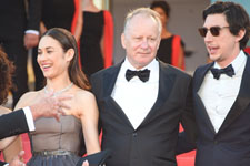 Olga Kurylenko, Stellan Skarsgard, Adam Driver Olga Kurylenko, Stellan Skarsgard, Adam Driver
